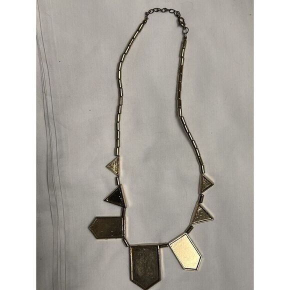 019-004‎ Rust Colored Bib Statement Necklace Gold Fashion Jewelry 0008 - Picture 5 of 6